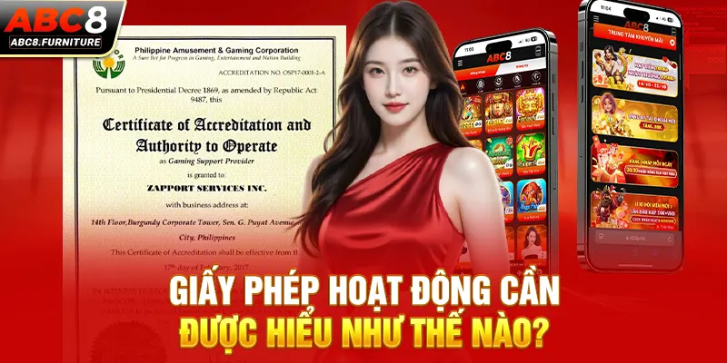 Giấy phép hoạt động cần được hiểu như thế nào?