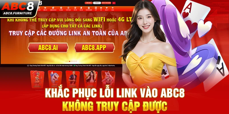 Khắc phục lỗi link vào ABC8 không truy cập được