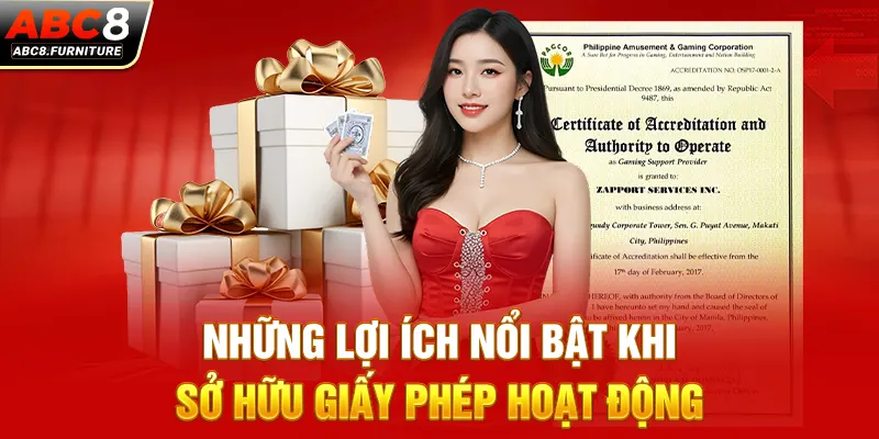 Những lợi ích nổi bật khi sở hữu giấy phép hoạt động