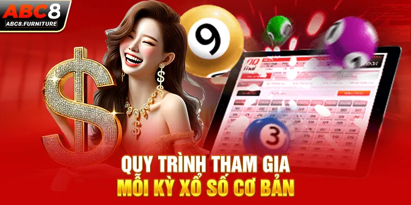 Quy trình tham gia mỗi kỳ xổ số cơ bản