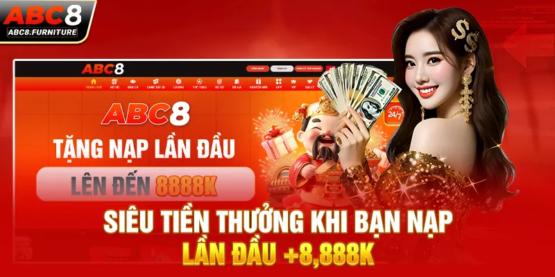 Siêu tiền thưởng khi bạn nạp lần đầu +8,888K